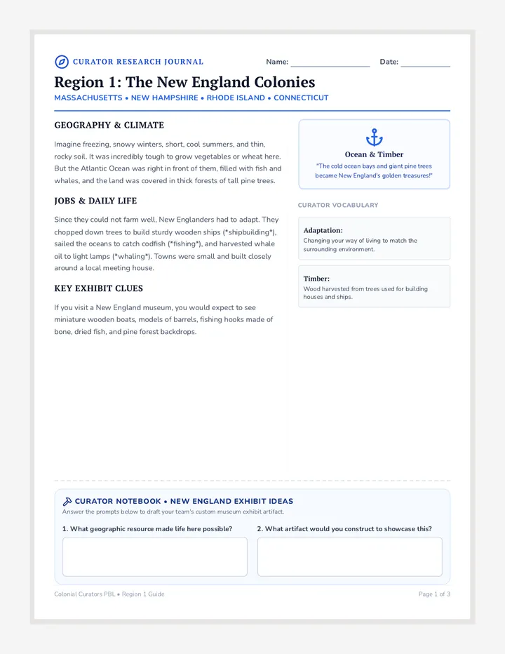Colonial Explorer Handbook