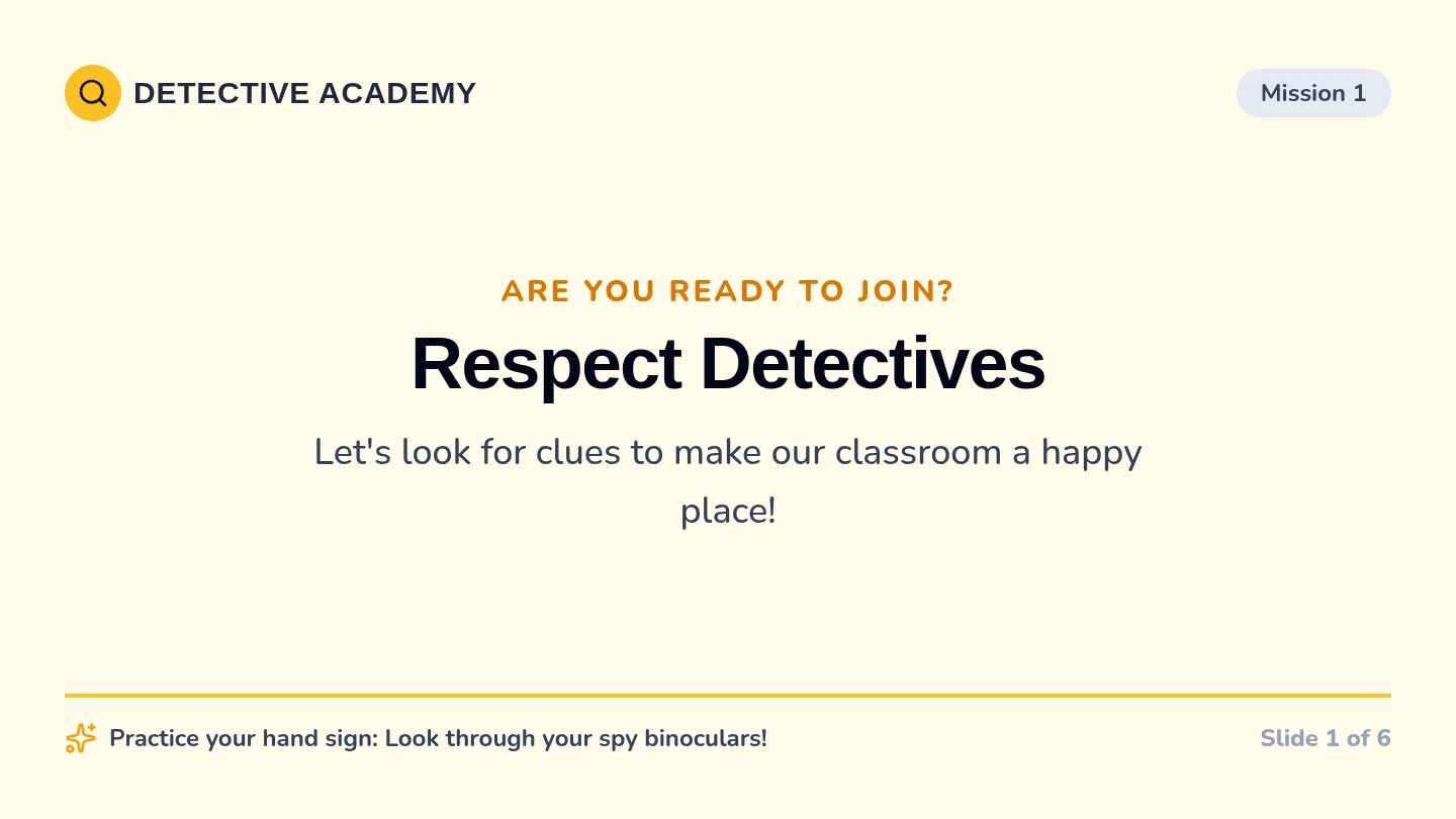 Respect Detectives Slides