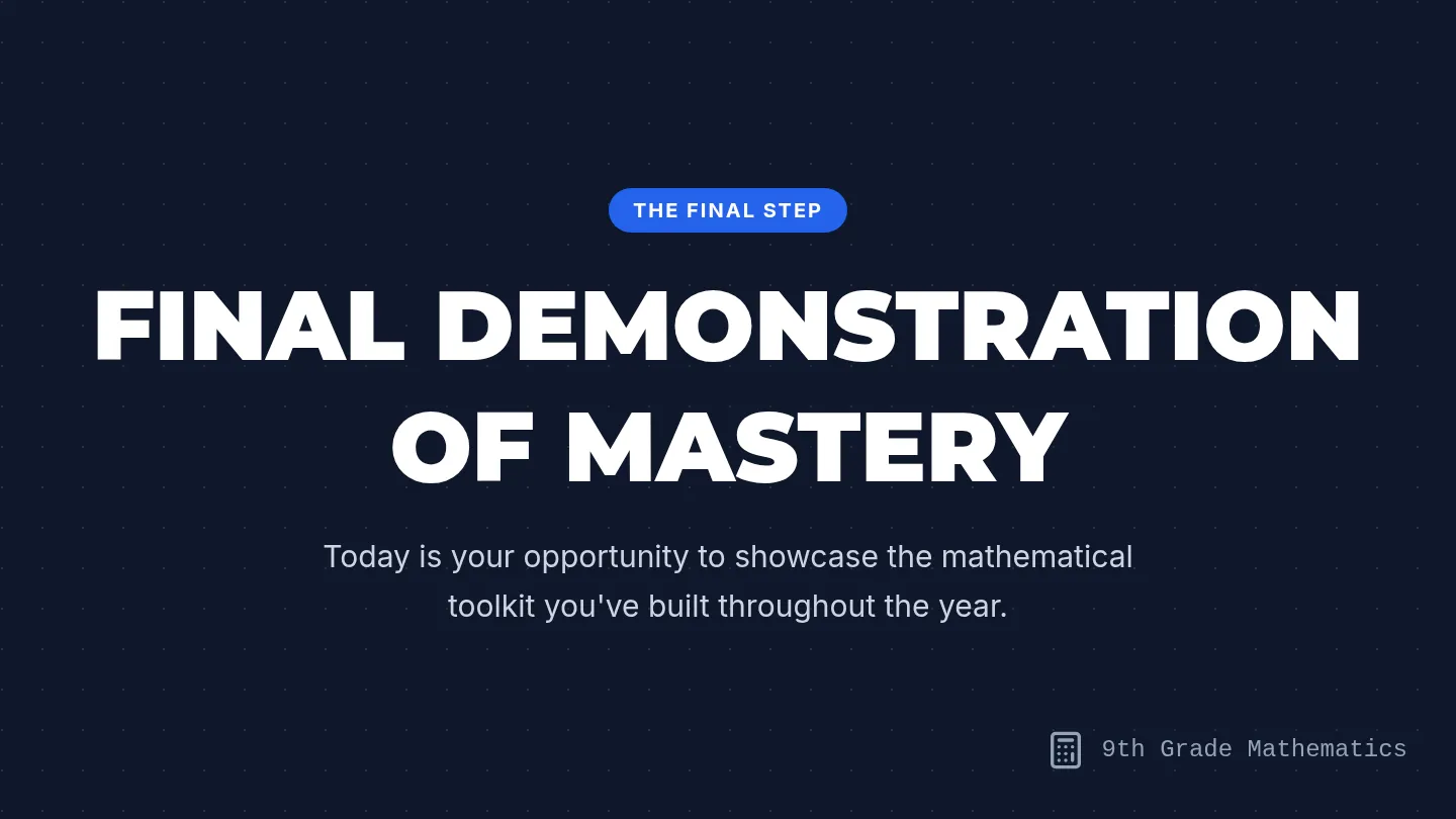 Mastery Blueprint Slides