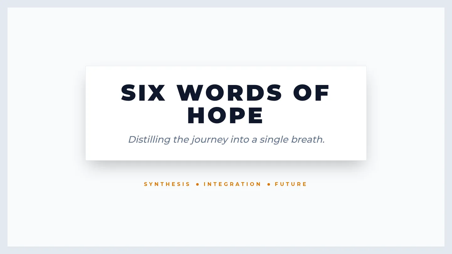 Six Words of Hope Slides