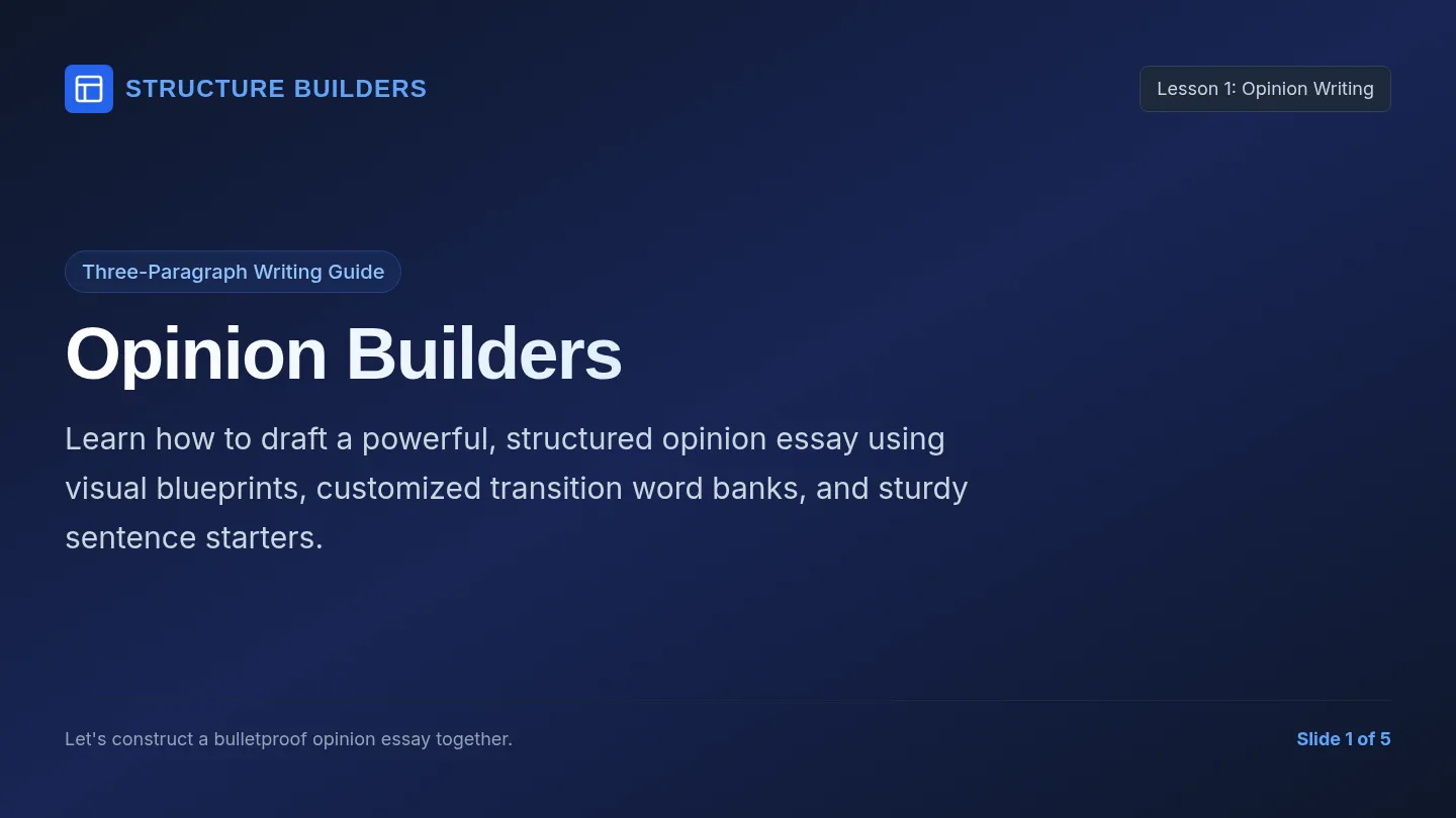 Opinion Builders Slides