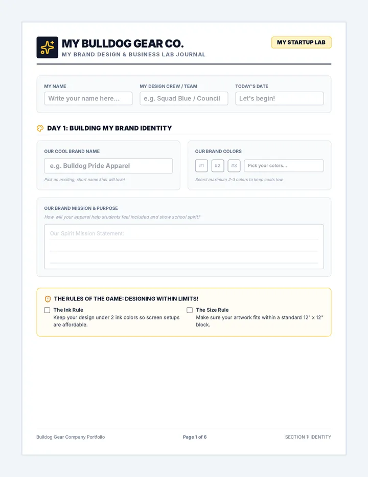 Bulldog Gear Student Workbook