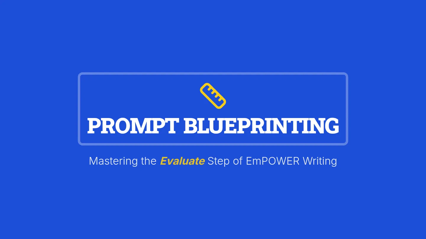 Blueprint Breakdown Slides