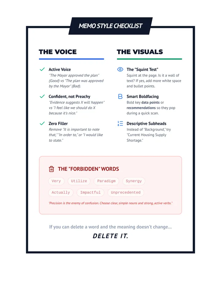 Memo Style Guide