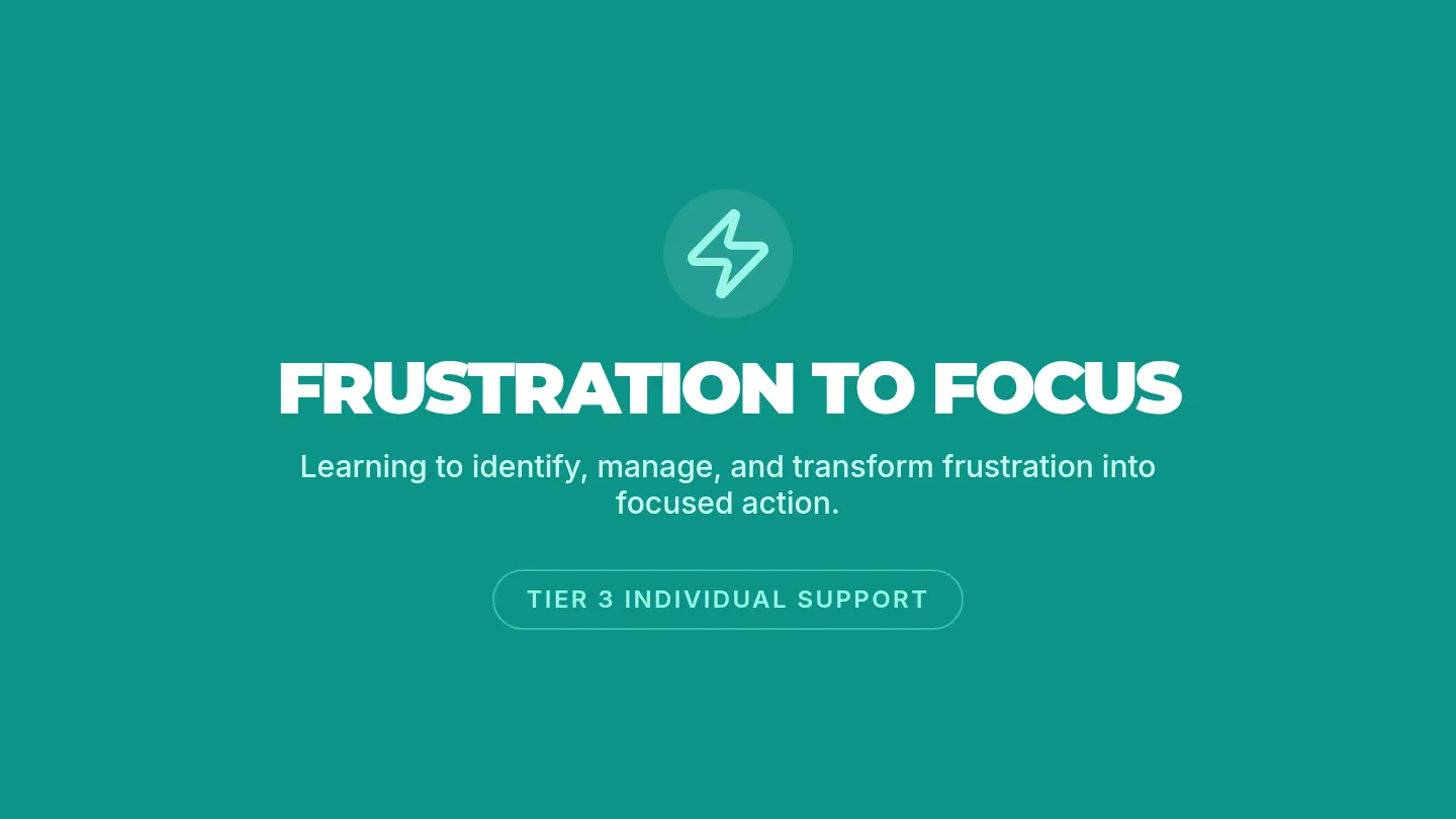 Frustration to Focus Slides