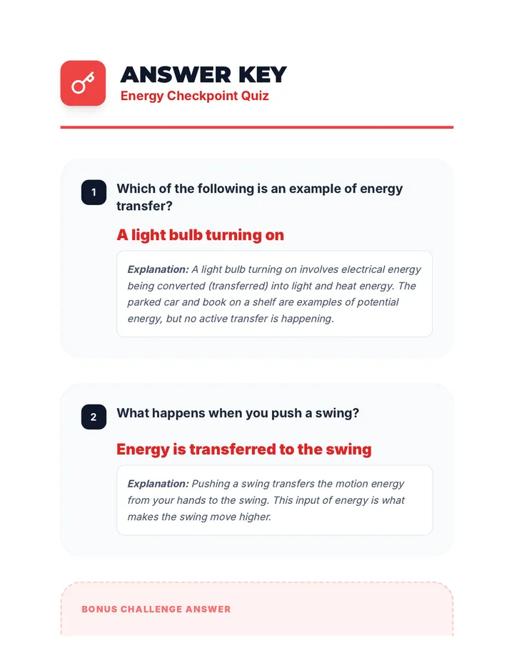 Energy Checkpoint Key