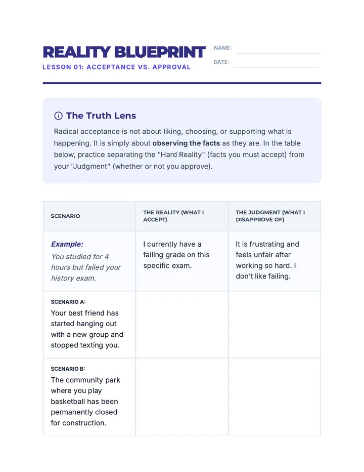 Approval Logic Worksheet