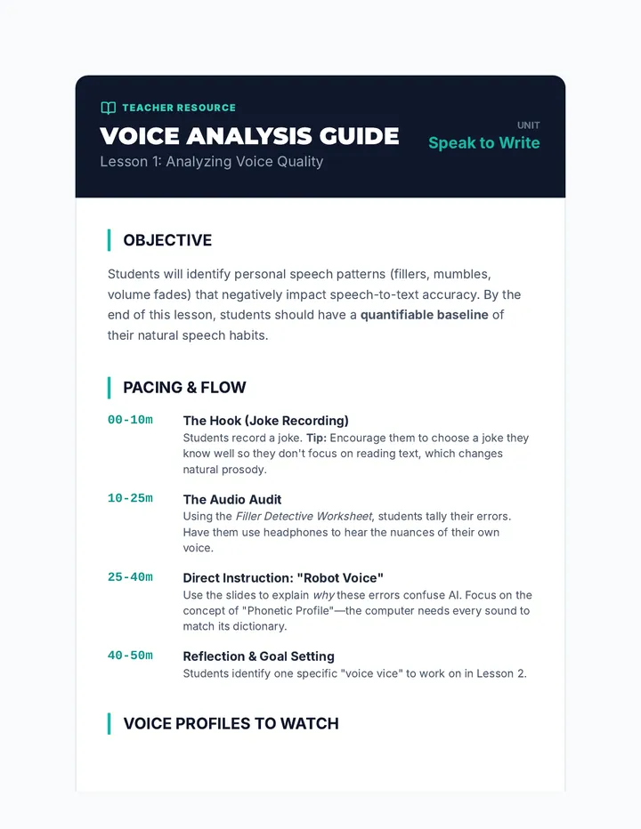 Voice Analysis Guide