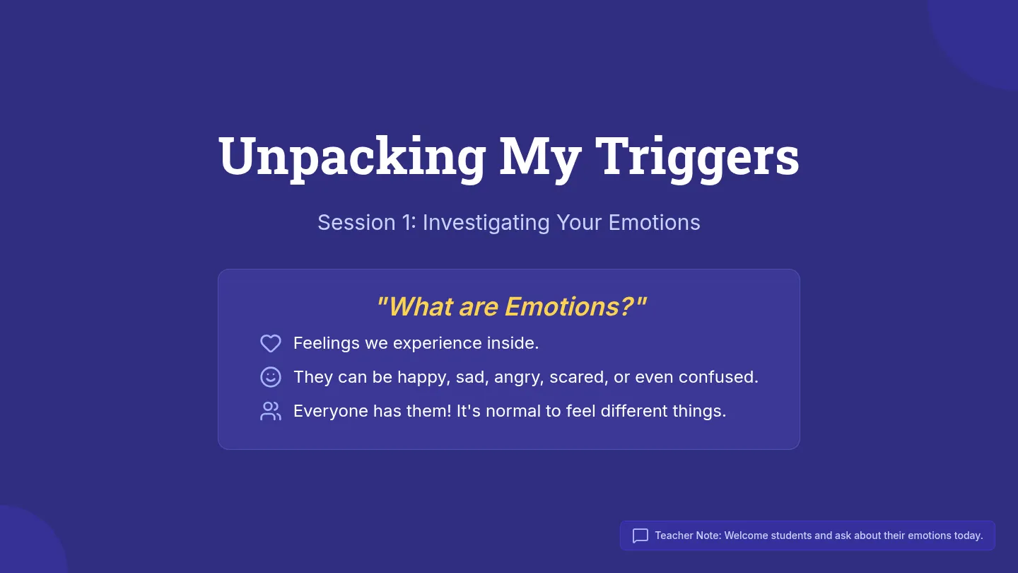 Unpacking Triggers Slides