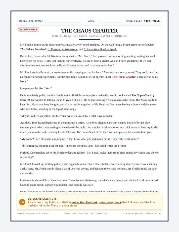 The Chaos Charter Story