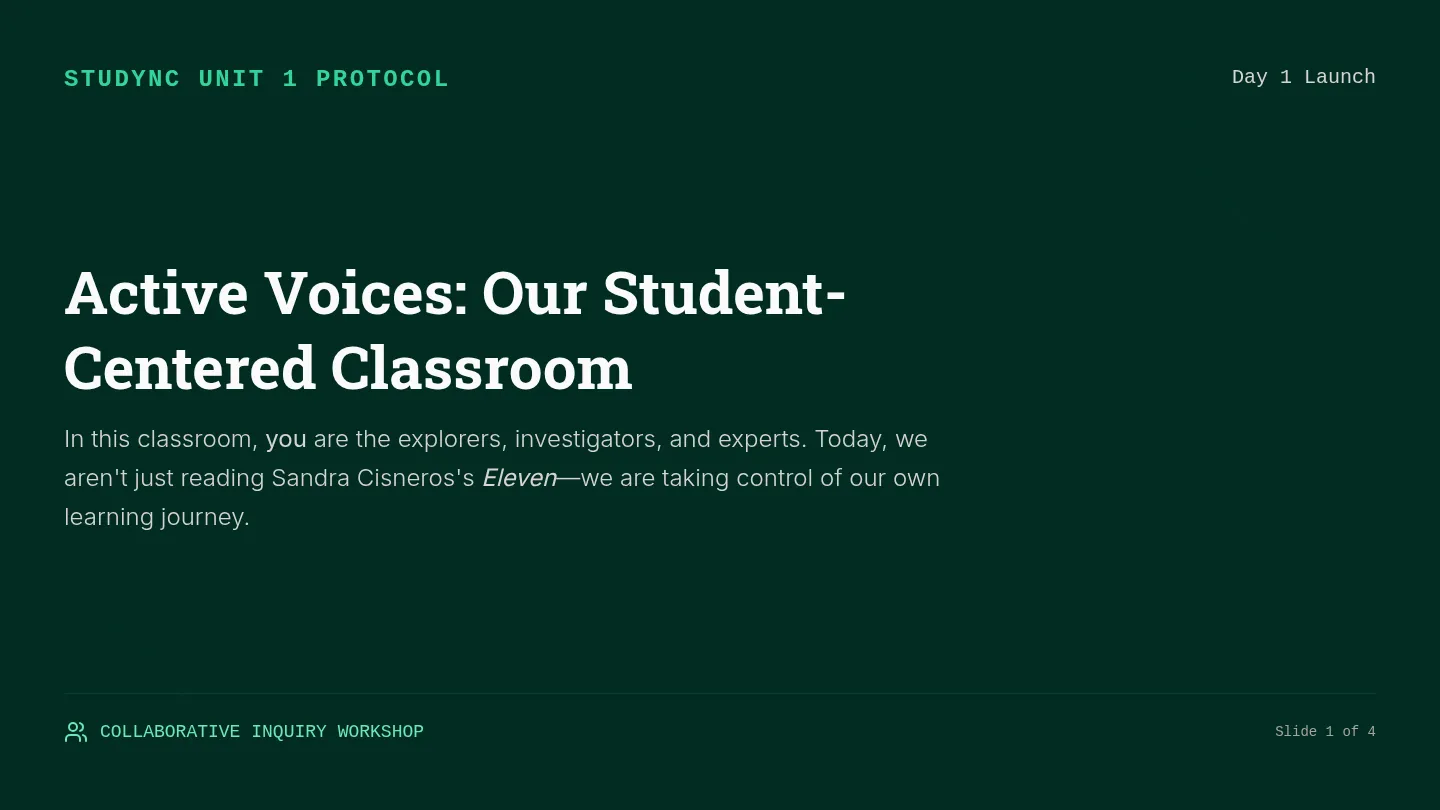 Active Voices Slides