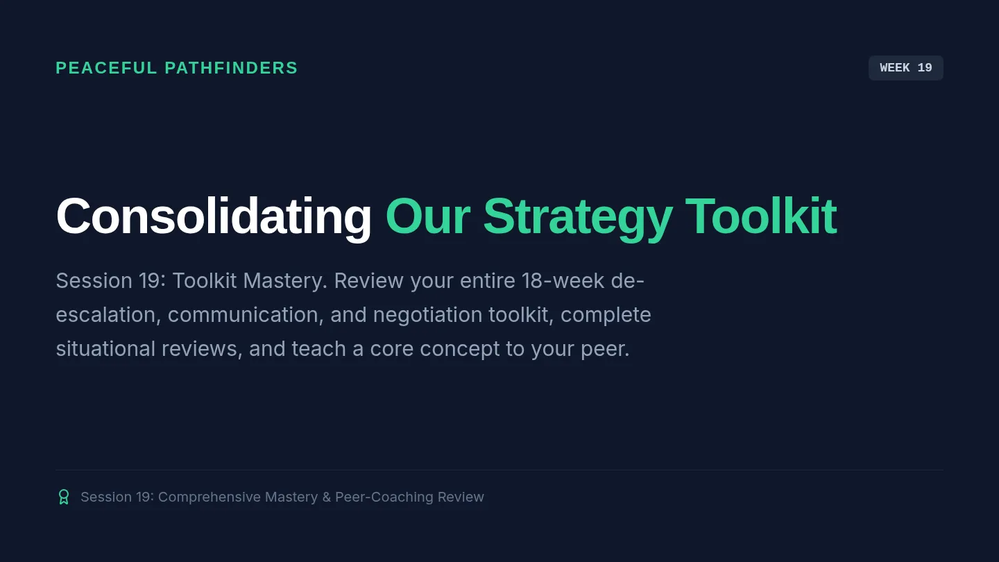 Week 19 Conflict Slides