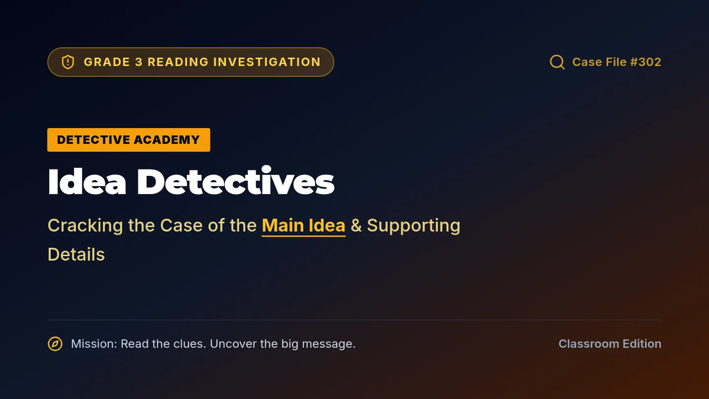 Idea Detectives Slides