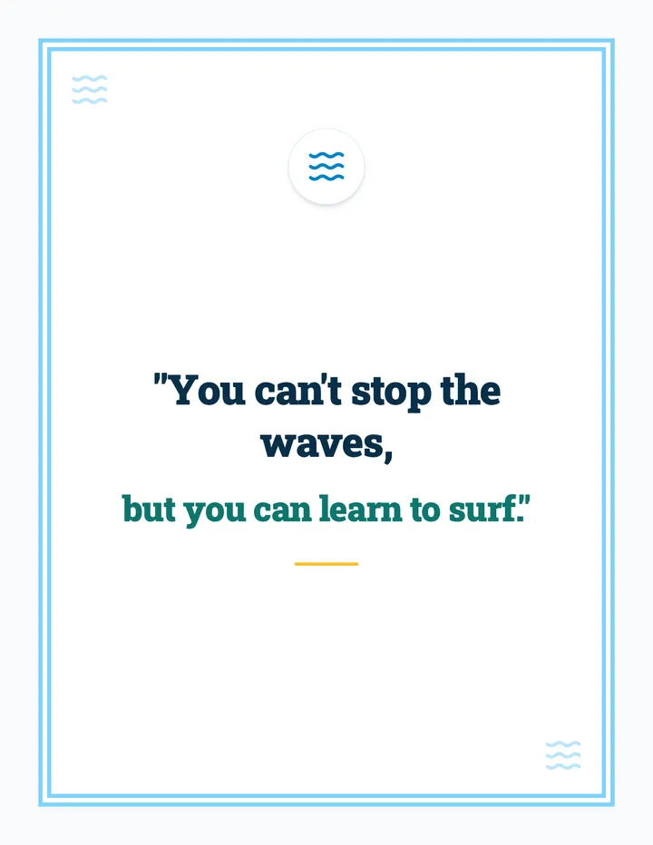 Ocean Mindset Quote Posters