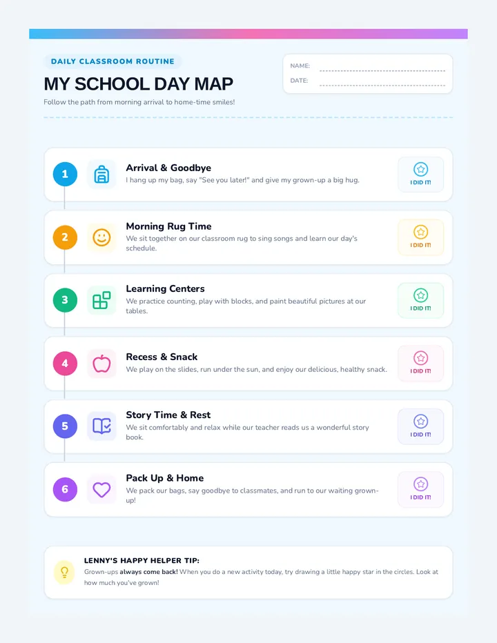School Day Map