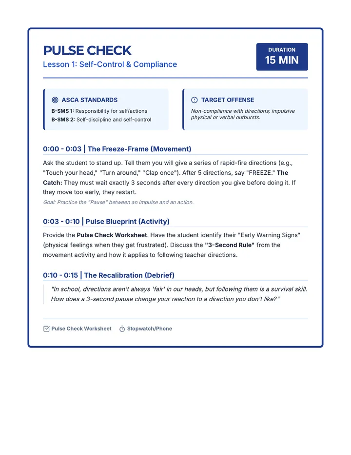 Pulse Check Facilitation Guide