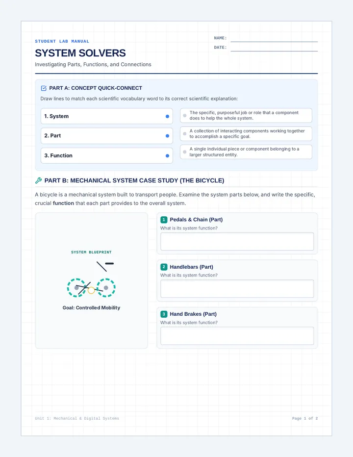 System Solvers Organizer