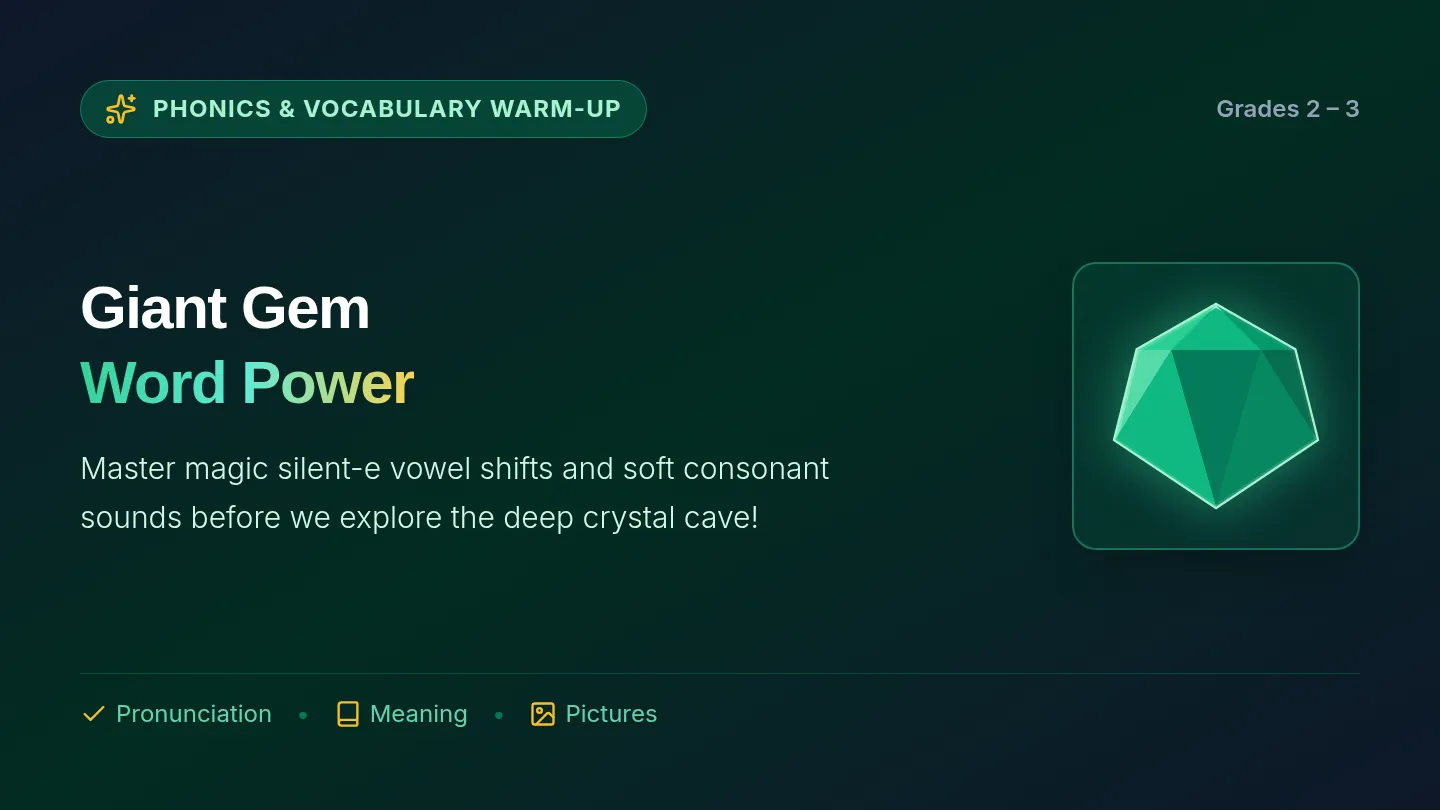 Giant Gem Word Slides