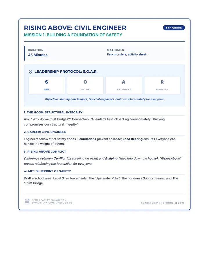 Rising Above Civil Engineer Teacher Guide
