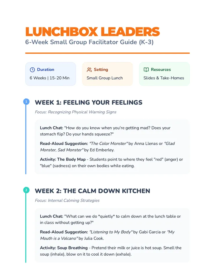 Lunchbox Leaders Facilitator Guide