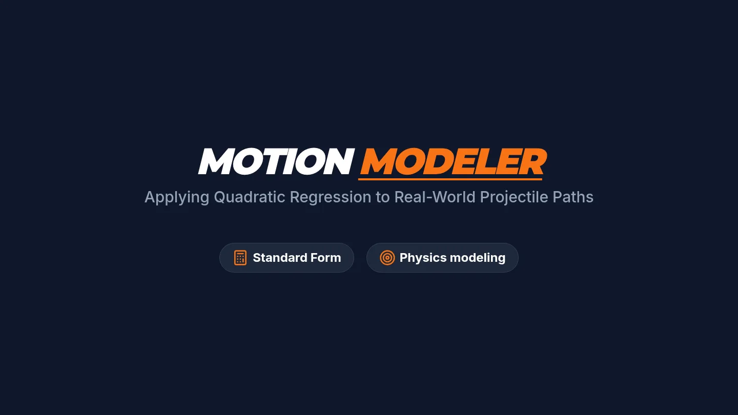 Motion Modeler Presentation Slides