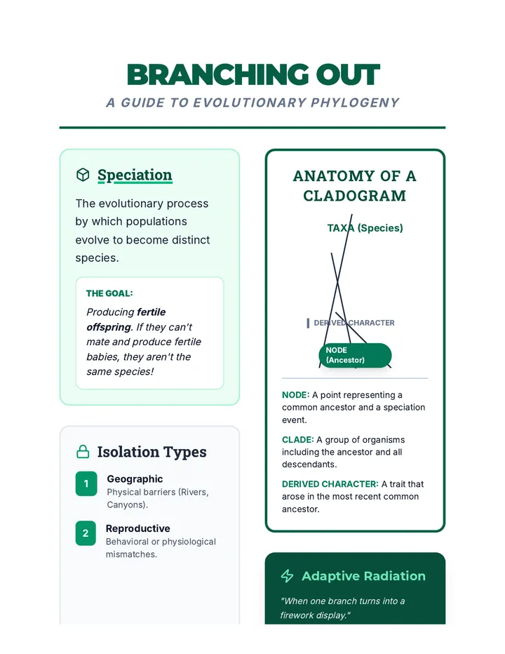 Lineage Logic Anchor Chart