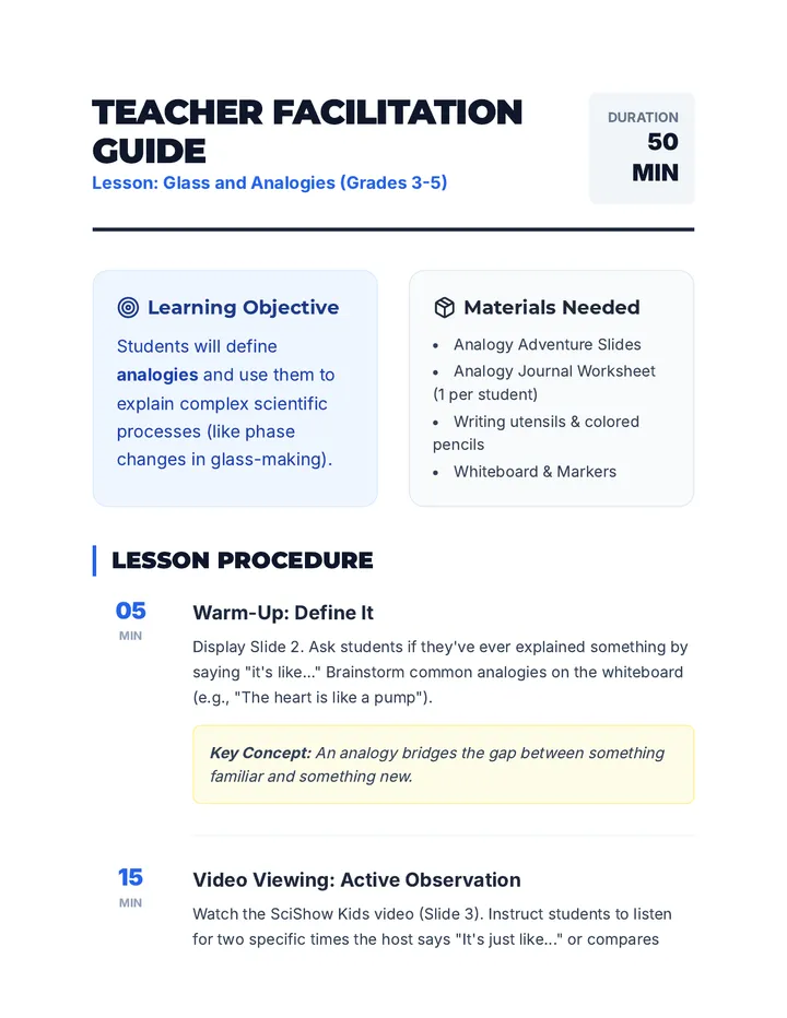 Analogy Facilitation Guide