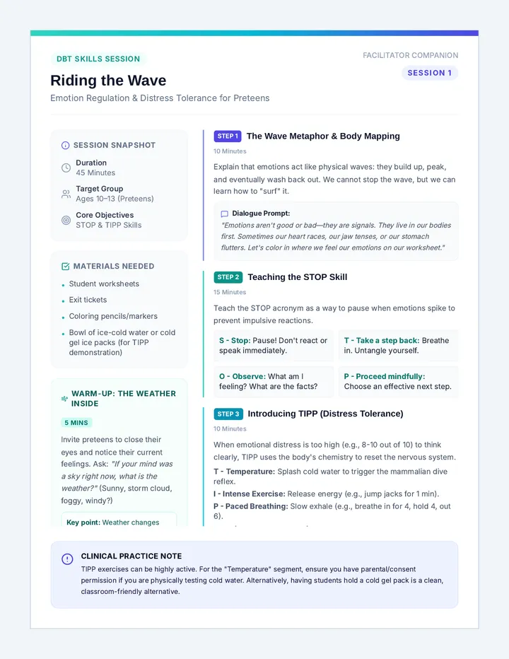 Riding the Wave Teacher Guide
