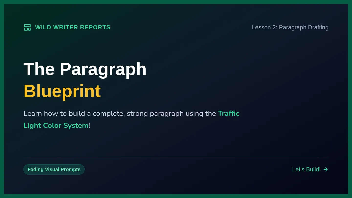 Paragraph Blueprint Slides