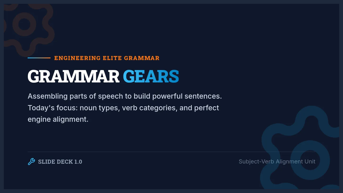 Grammar Gears Presentation