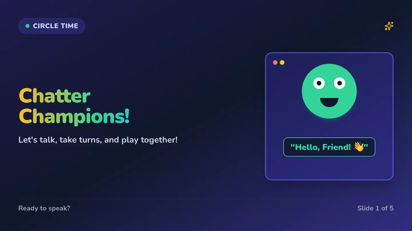 Chatter Champions Circle Slides