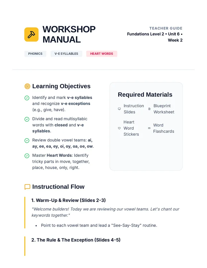Manual Teacher Guide