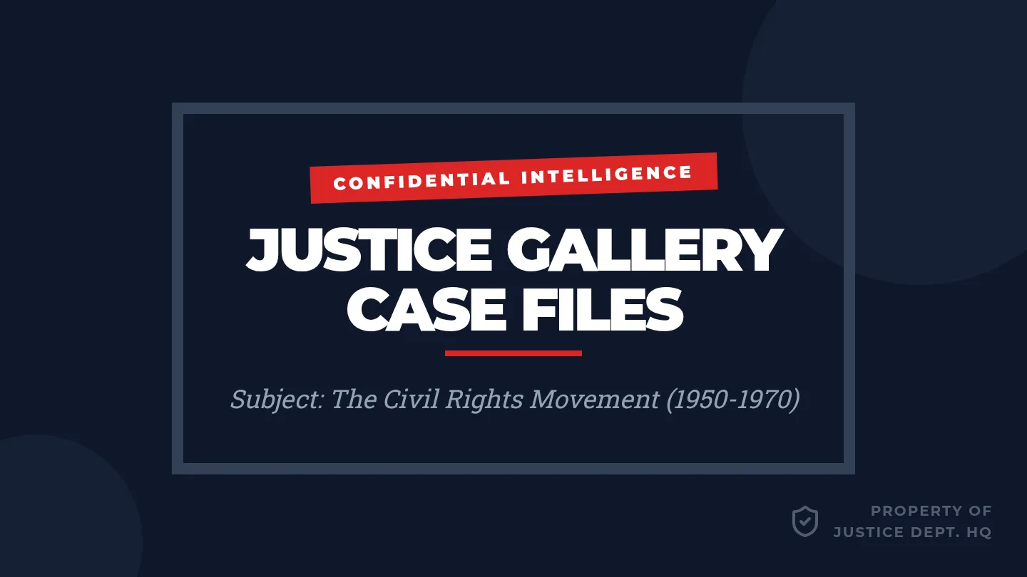 Justice Gallery Presentation Slides