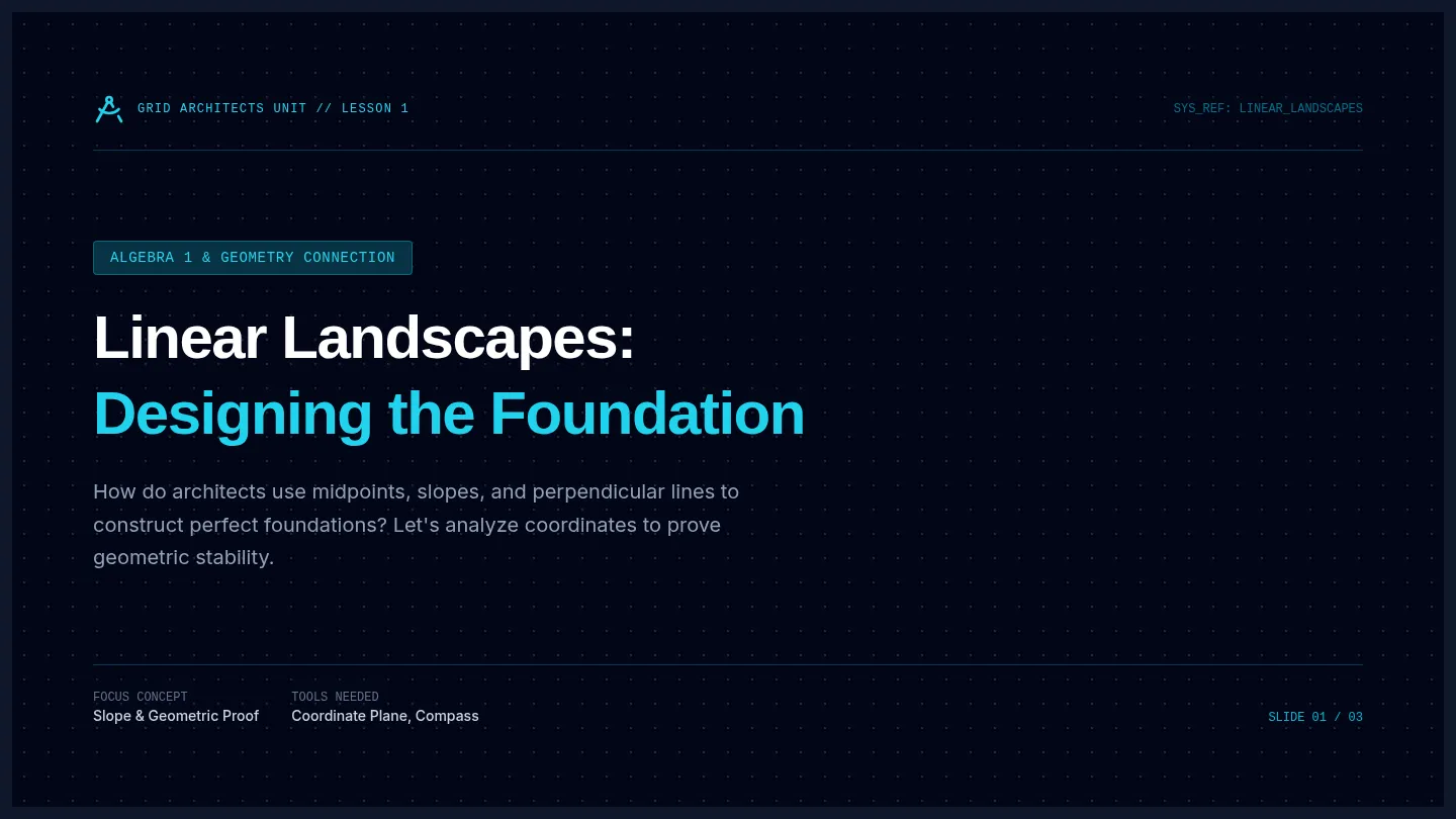Linear Landscapes Slides