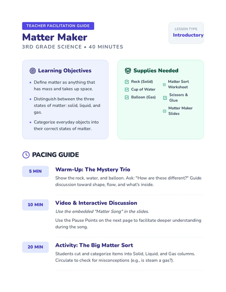 Matter Maker Facilitation Guide