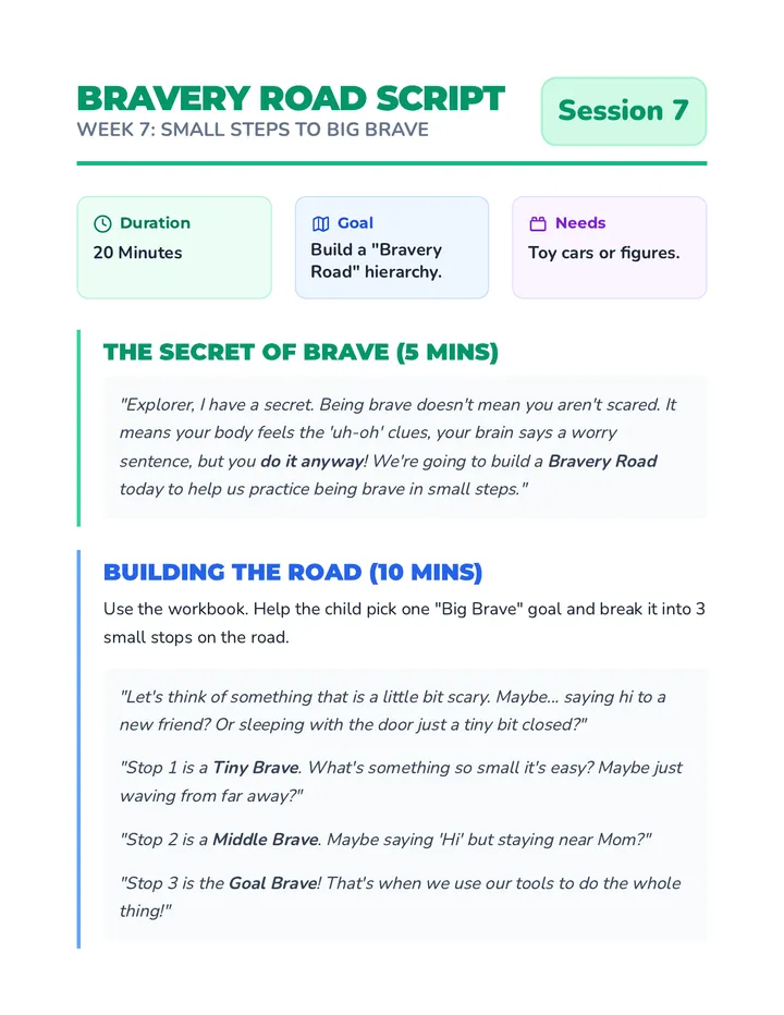 Bravery Road Script