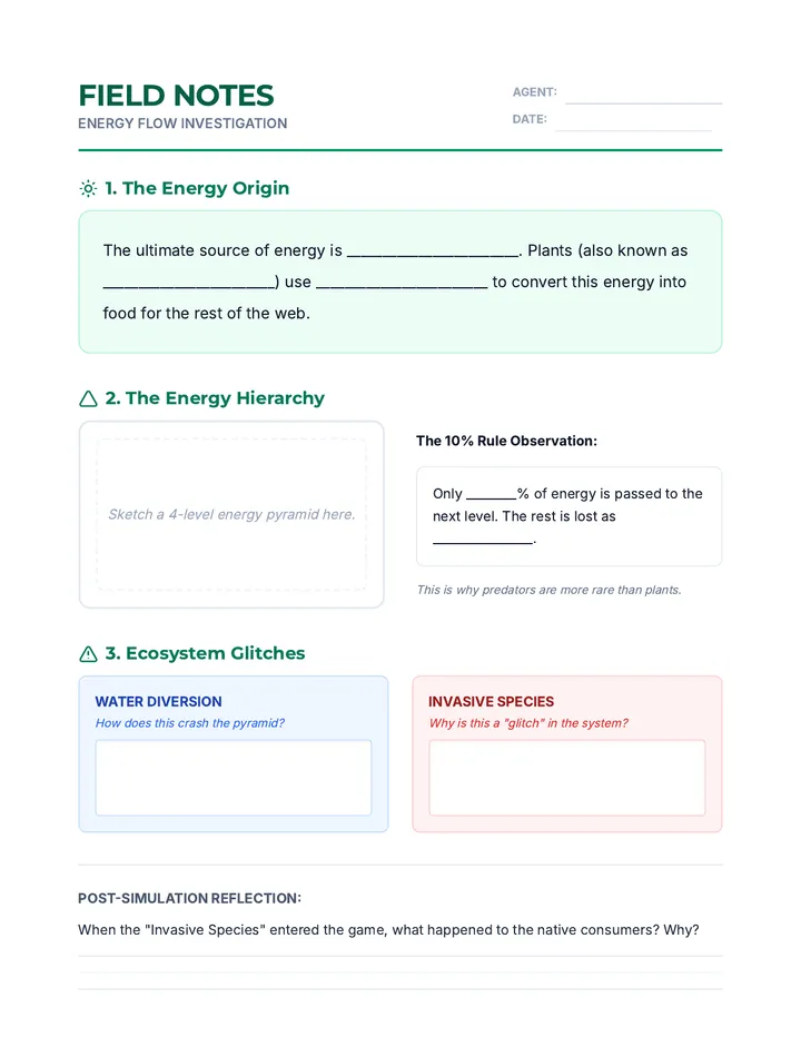 Field Notes Guided Notes