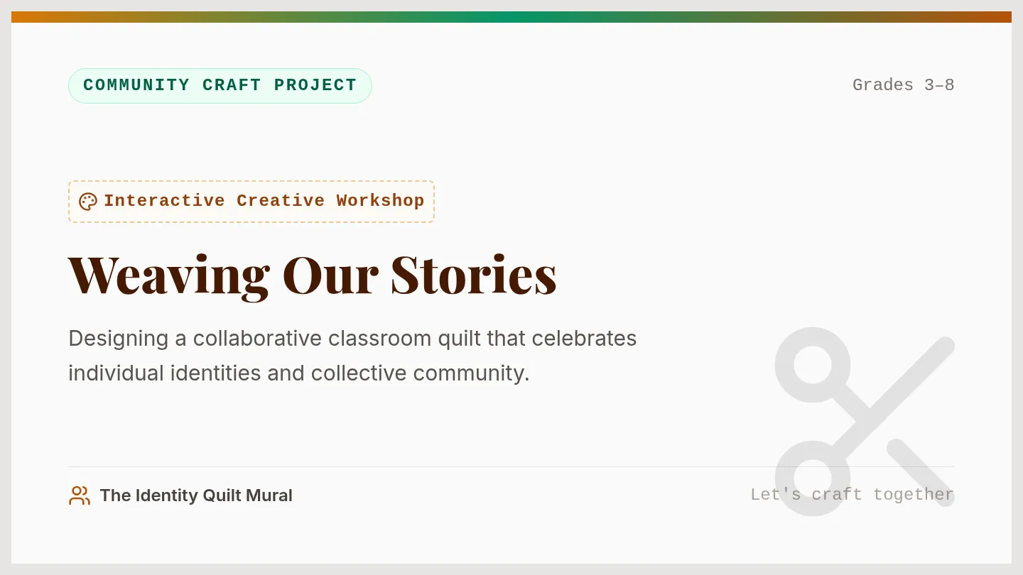 Weaving Stories Slides