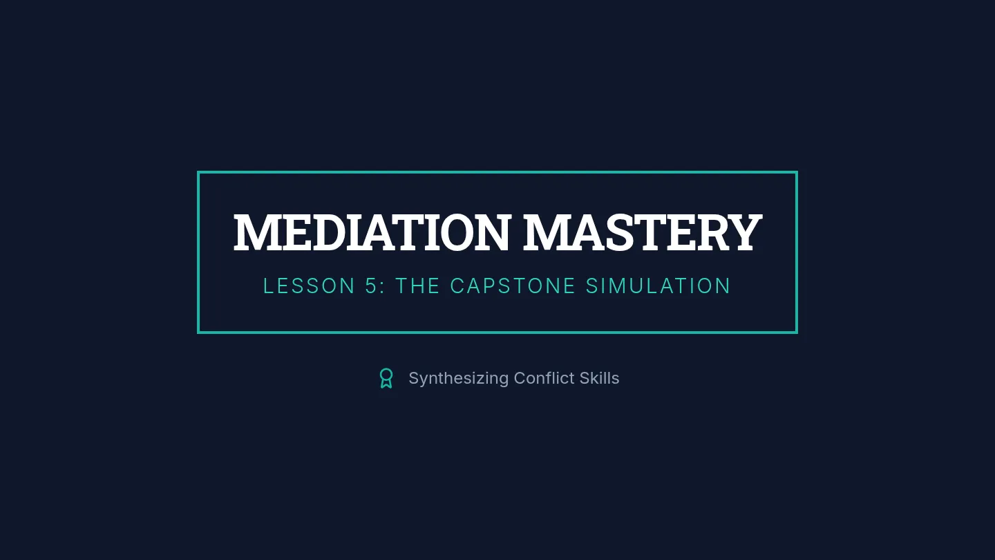 Mediation Mastery Slides