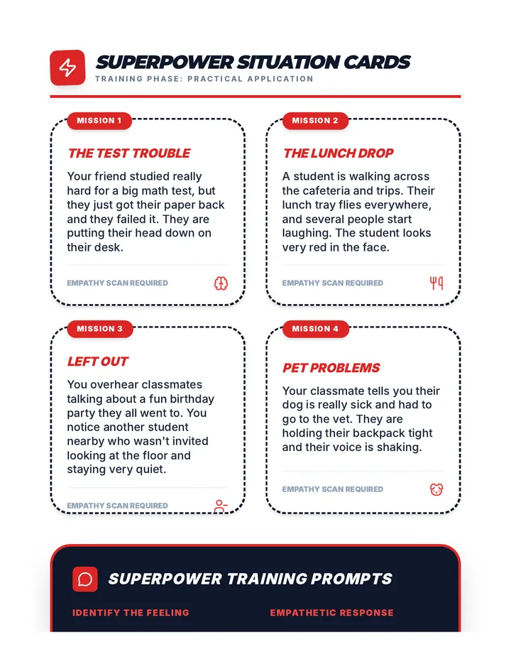 Empathy Situation Cards