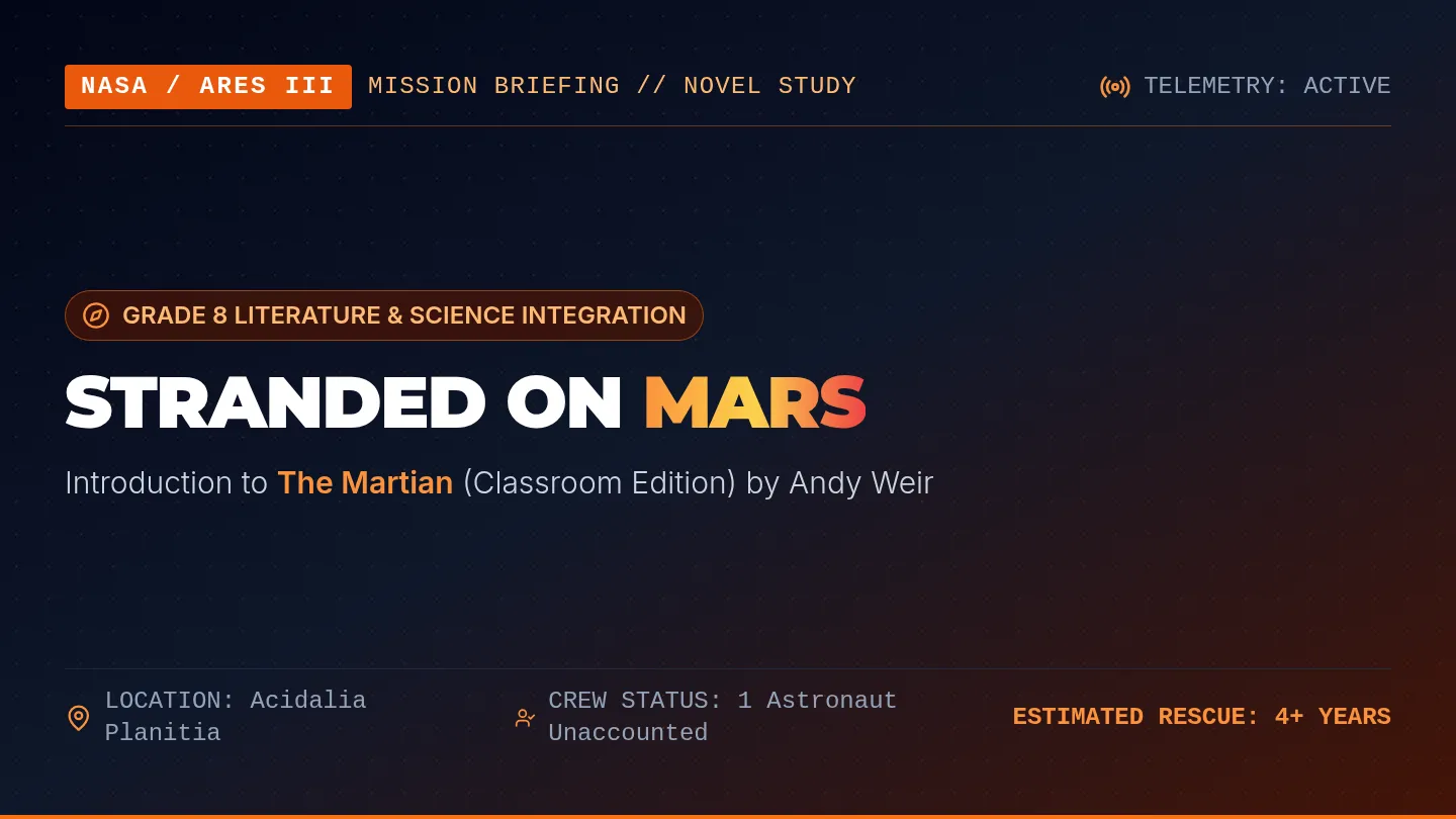 Martian Mission Intro Slides