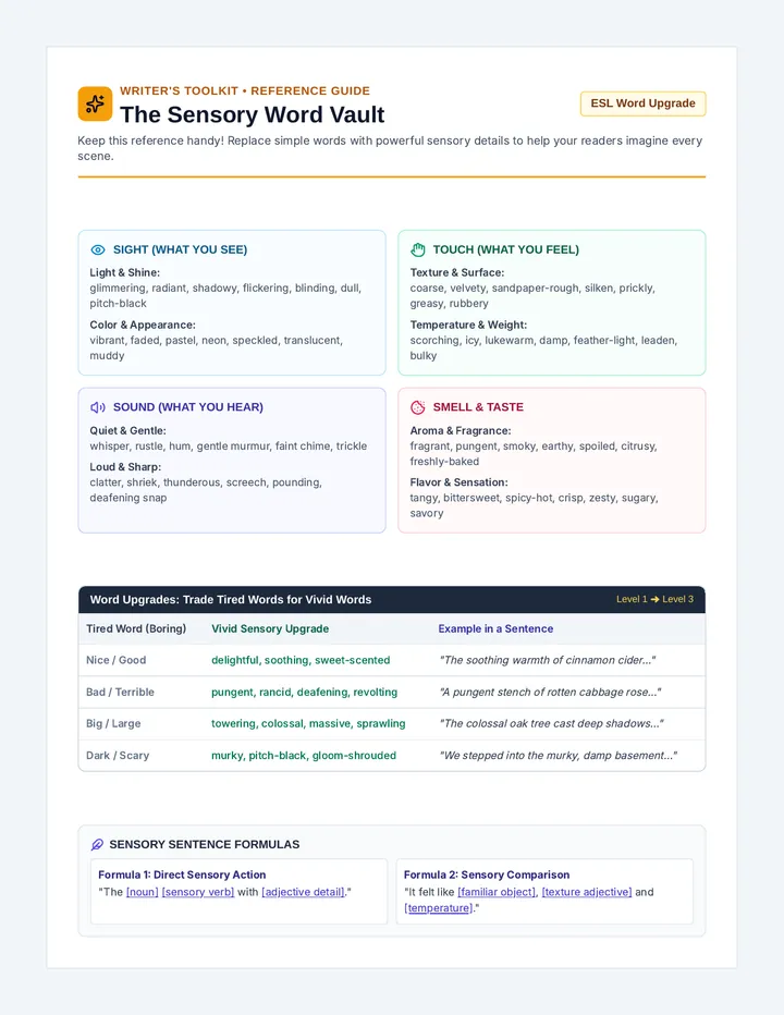 Sensory Word Vault Reference Guide
