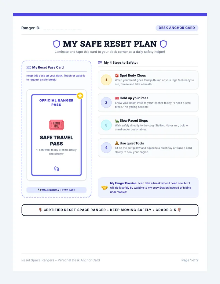 Calm Champion Kit Handout