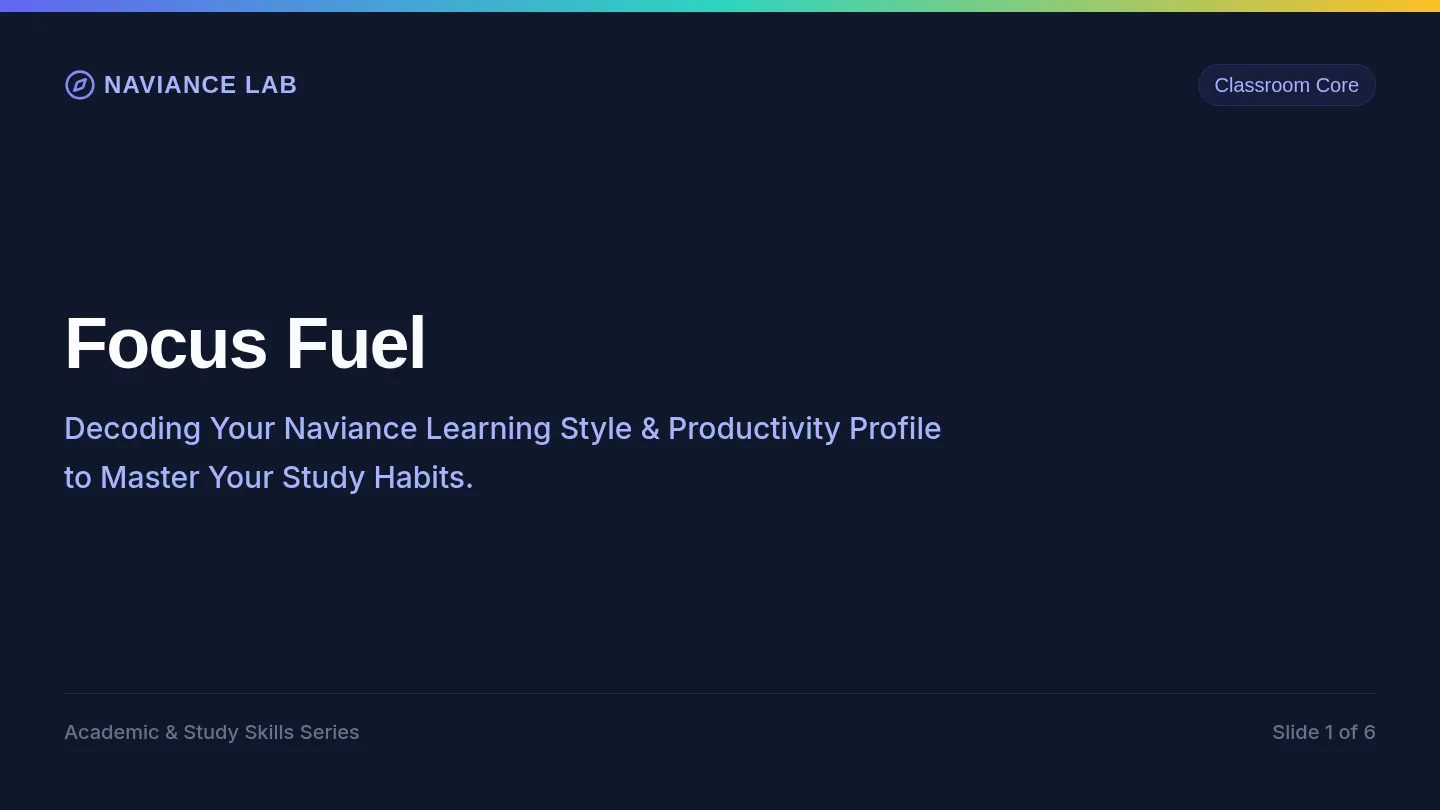 Focus Fuel Slide Deck