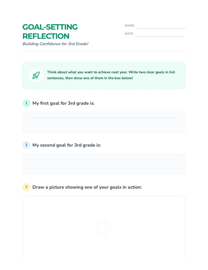 Goal-Setting Reflection Worksheet