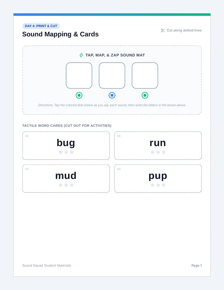 Short U Activity Pack