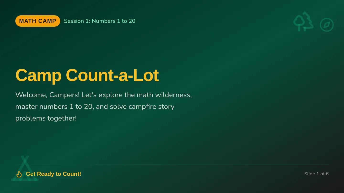 Camp Counting Slides