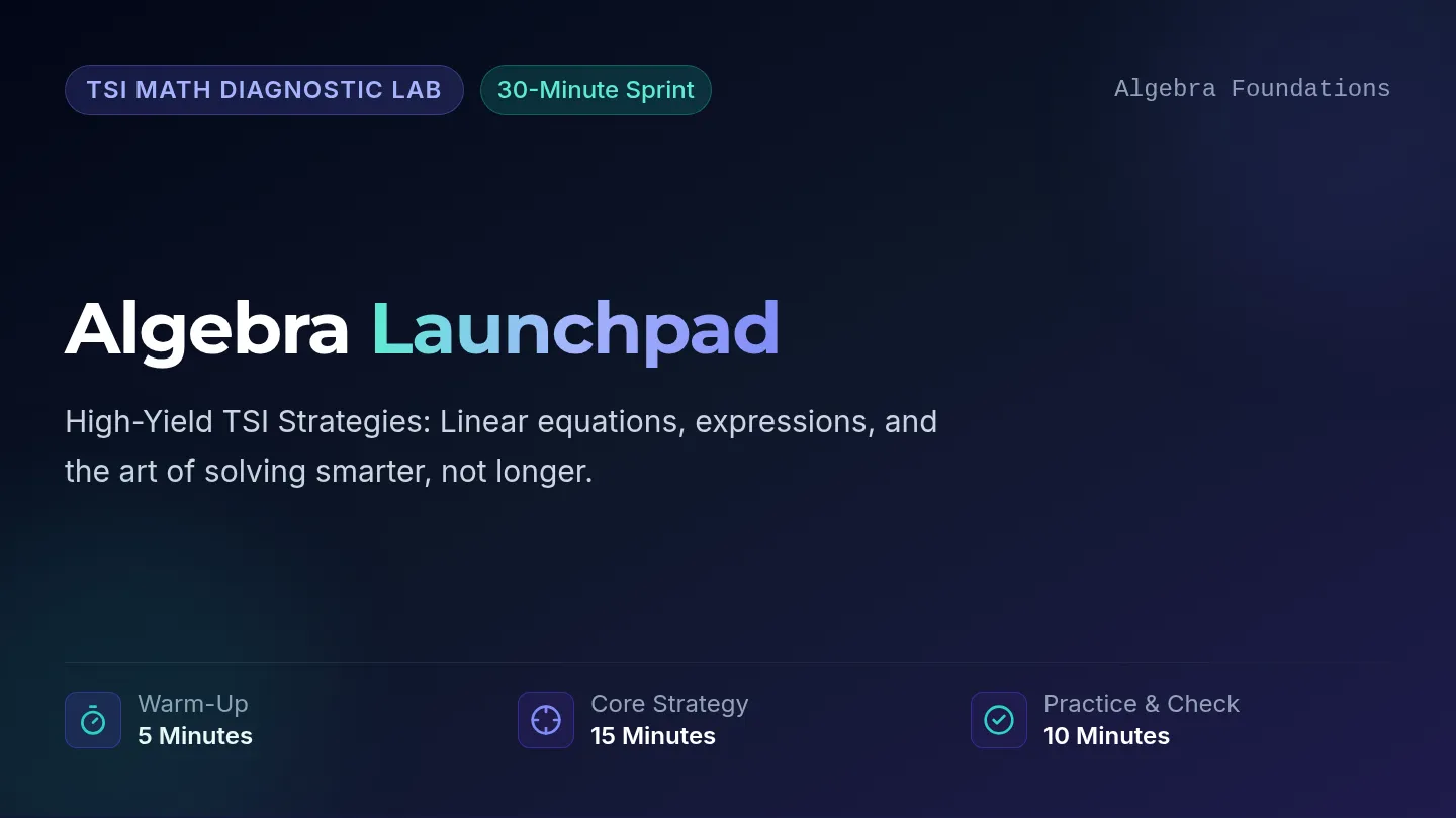Algebra Launchpad Slides