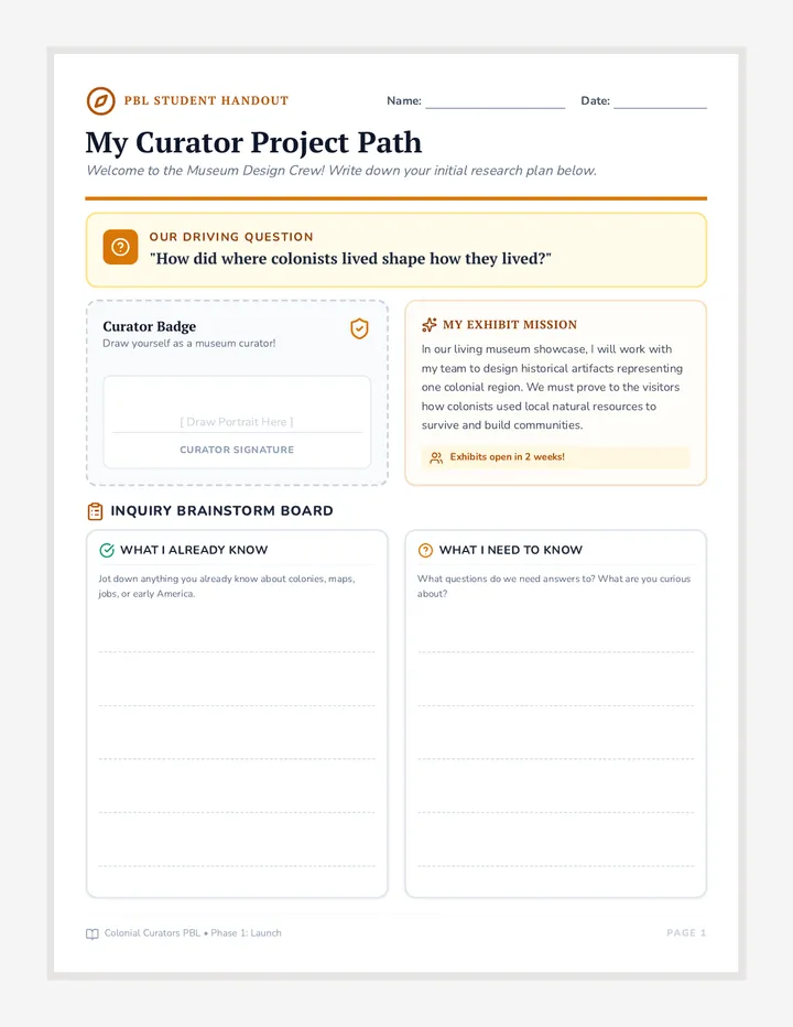 Project Path Handout