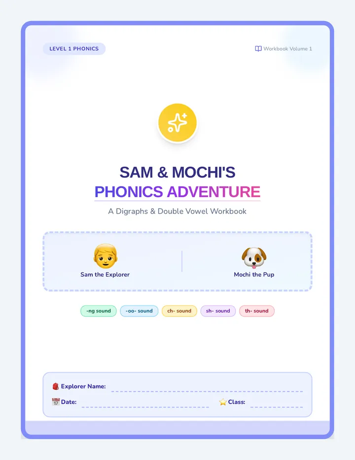 Phonics Adventure Workbook